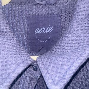 Aerie Women's Textured Lavender Cardigan